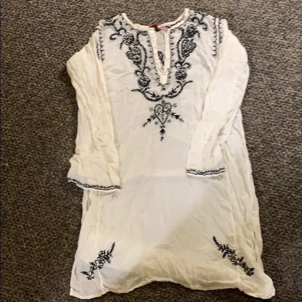 Boho coverup or blouse
